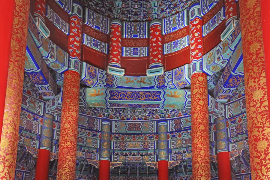 Interior of Temple of Heaven, Beijing Interior of Temple of Heaven, Beijing