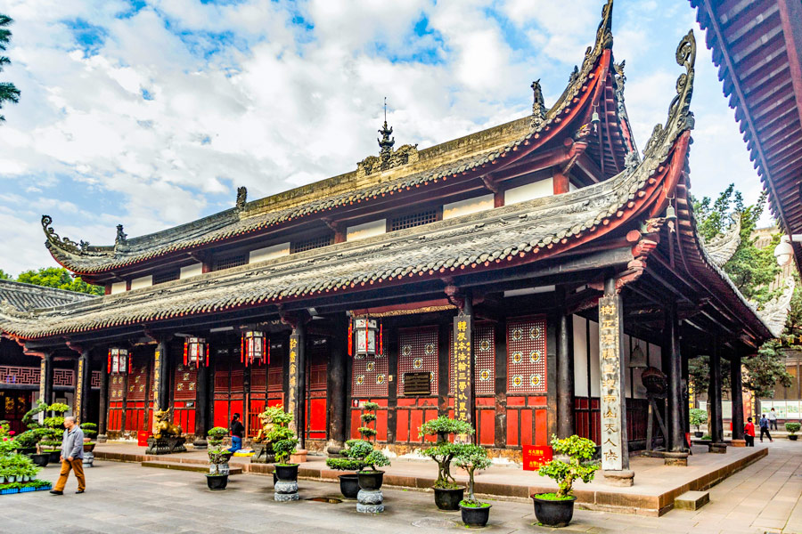 Monasterio Wenshu Yuan, Chengdu