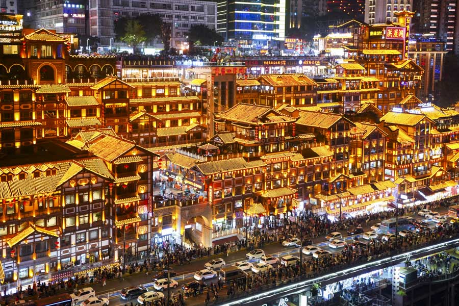 Hongyadong Folk Custom Scenic Area, Chongqing