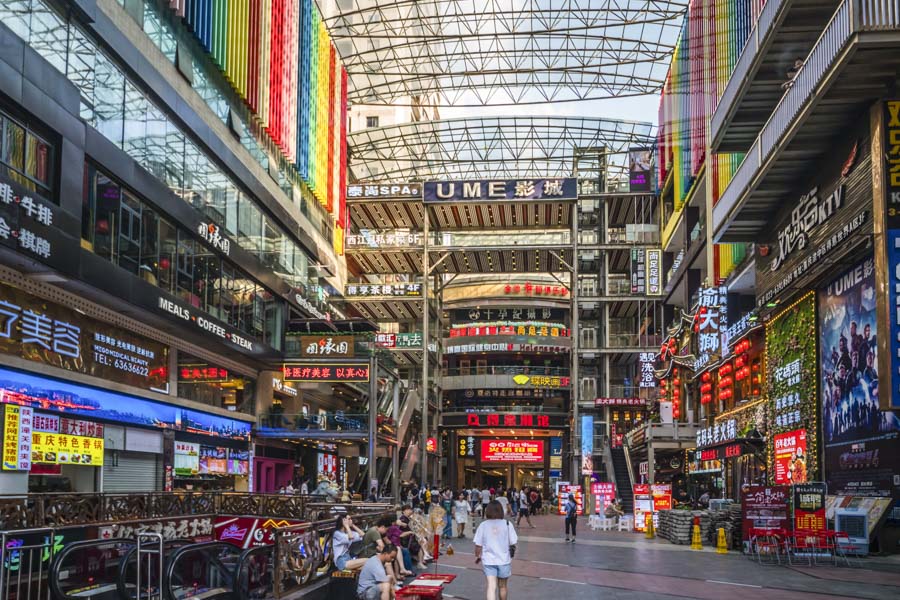 Shopping Center, Jiefangbei CBD, Chongqing