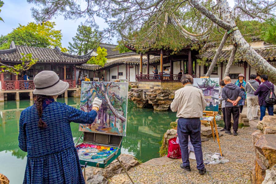 Painters in the Master of the Nets Garden, Suzhou