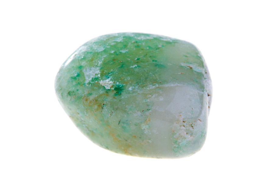 A Polished Green Gemstone, a Variety of Jadeite