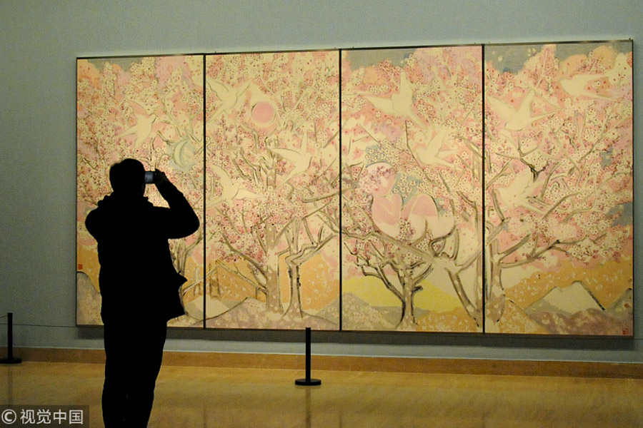Blooming Flowers in Flourishing Age Exhibition, National Art Museum of China, Beijing