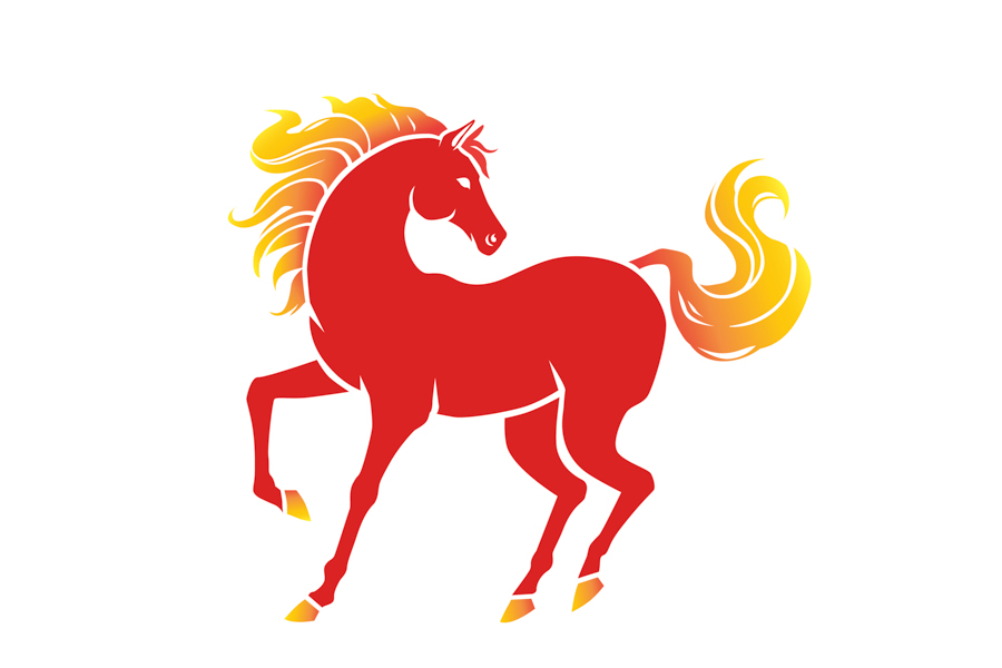 Caballo de Fuego Rojo, Zodiaco Chino