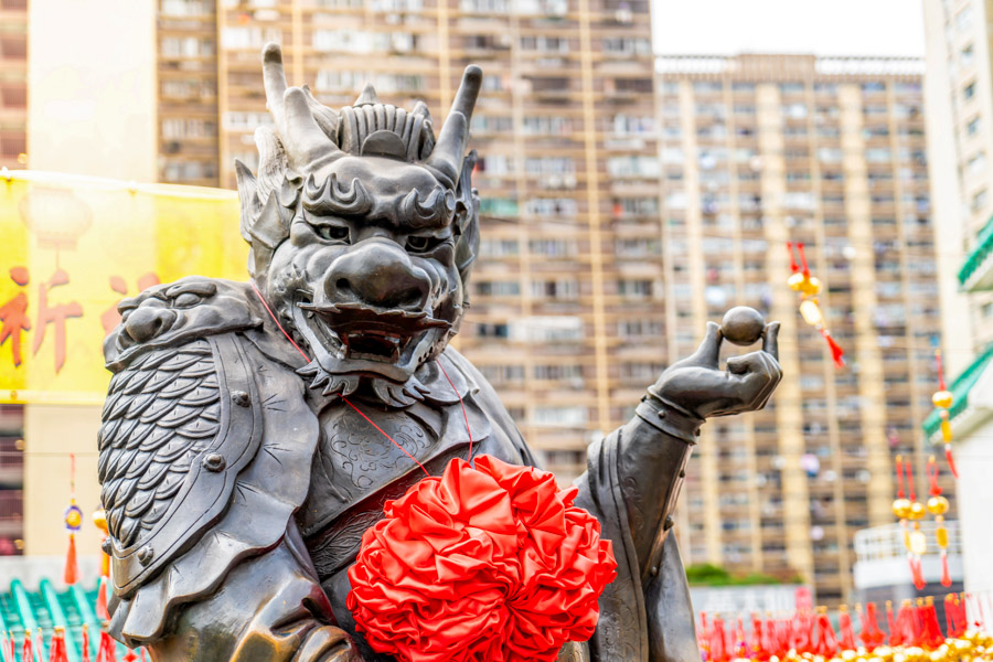 Templo Wong Tai Sin en Hong Kong, Zodiaco Chino