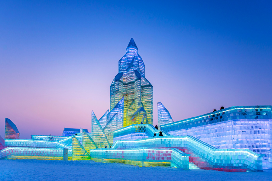 Festival Internacional de Esculturas de Hielo y Nieve de Harbin, China