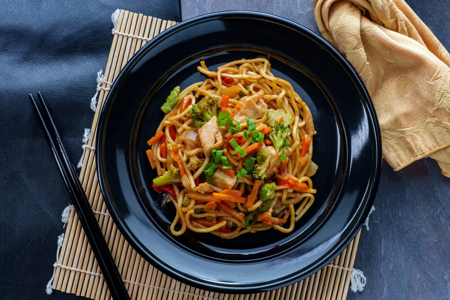 Chinese Fried Noodles, (chǎomiàn)