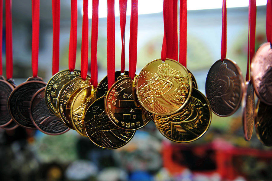 Souvenir Medals at the Great Wall of China