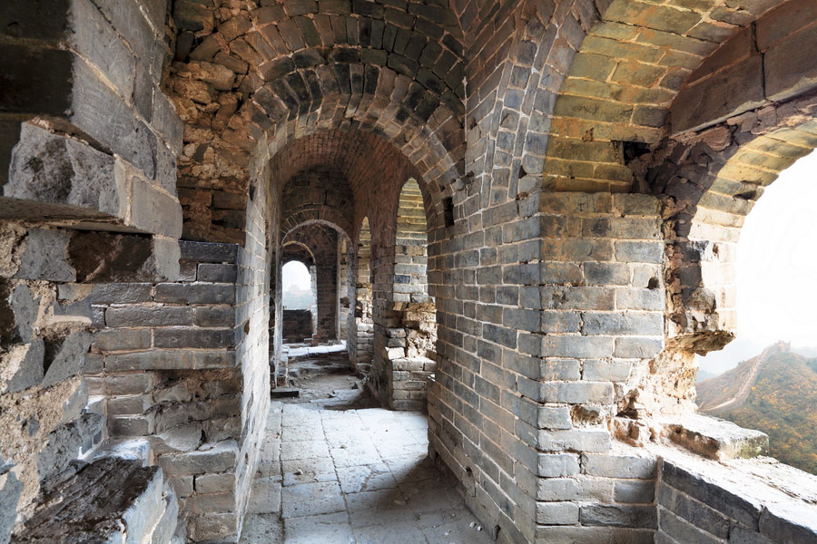 Dilapidated Watchtower at the Great Wall of China