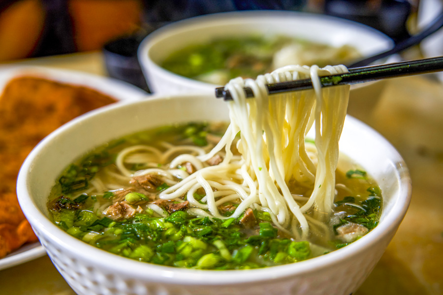 Lanzhou Beef Noodles, Food in Hexi Corridor Lanzhou Beef Noodles, Food in Hexi Corridor
