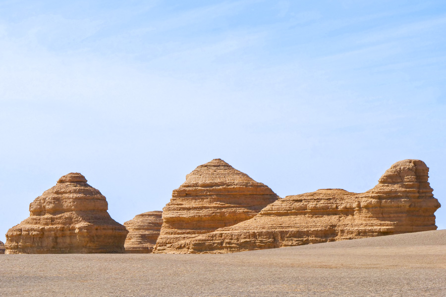 Yardang Landforms, Hexi Corridor Yardang Landforms, Hexi Corridor