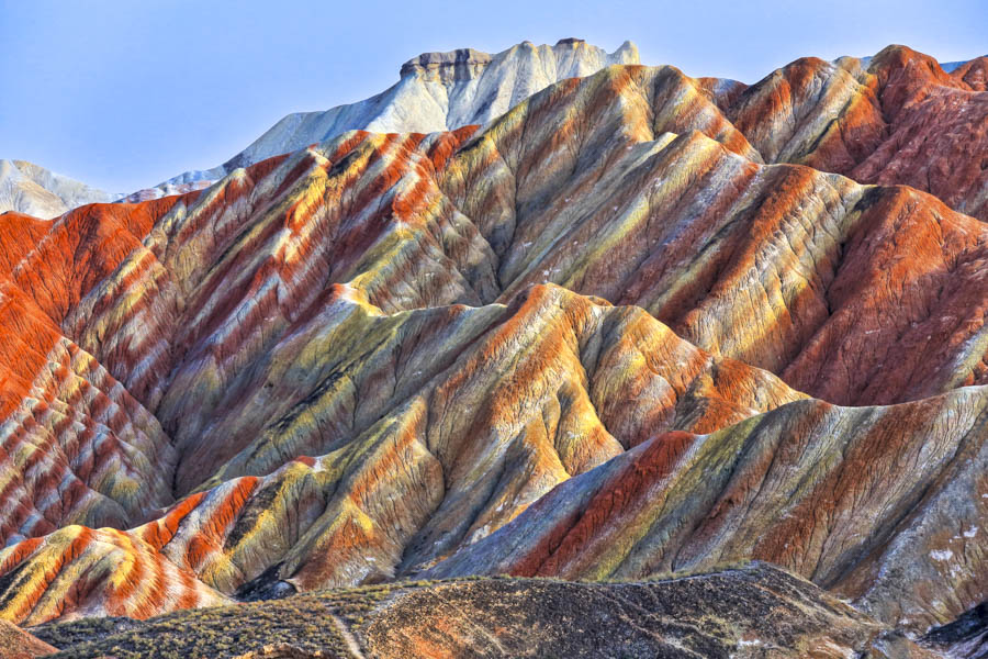 Colourful Hills, Zhangye Global Geopark Colourful Hills, Zhangye UNESCO Global Geopark