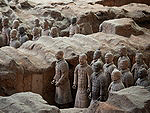 History of China: Terracotta Warriors at the mausoleum of Emperor Qin Shi Huangdi