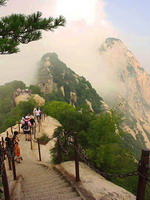 Mount Huashan in Shaanxi Province, China