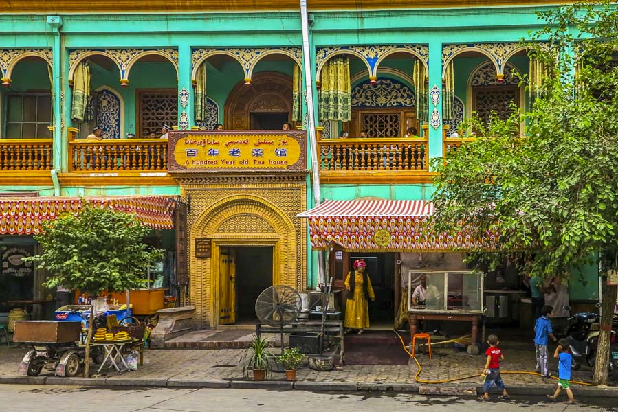Casa de Té Centenaria, Kashgar, China Casa de Té Centenaria, Kashgar, China
