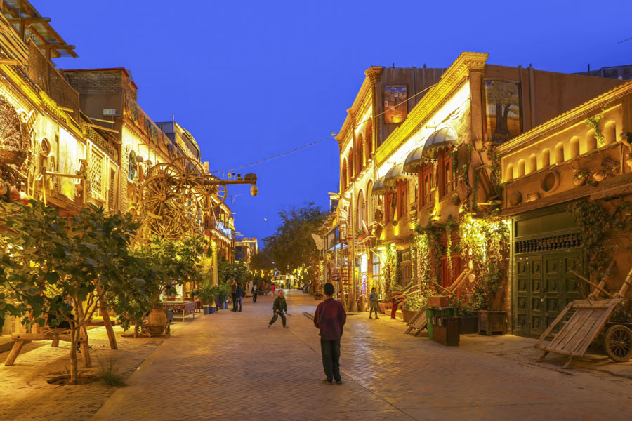 Kashgar de Noche, China Kashgar de Noche, China