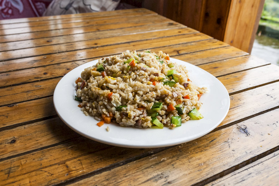 Longsheng Rice with Vegetables