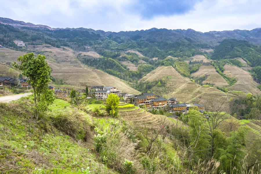 Seven Stars with the Moon Viewpoint, Longsheng Rice Terraces Seven Stars with the Moon Viewpoint, Longsheng Rice Terraces