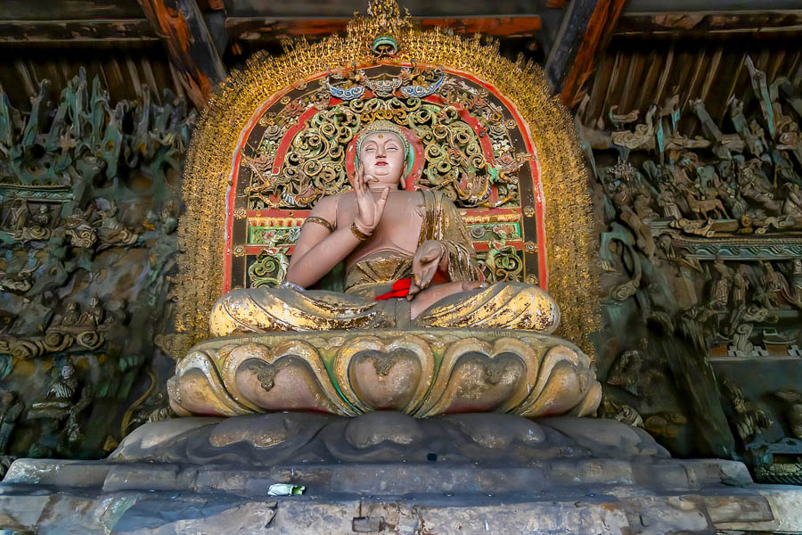 Buddha Statue, Shuanglin Temple, Pingyao Buddha Statue, Shuanglin Temple, Pingyao