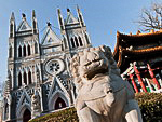 The Catholic church in Beijing, China