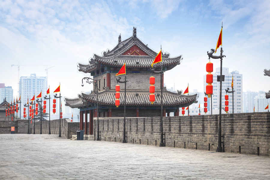 Ancient City Wall of Xi'an, Shaanxi Ancient City Wall of Xi'an, Shaanxi