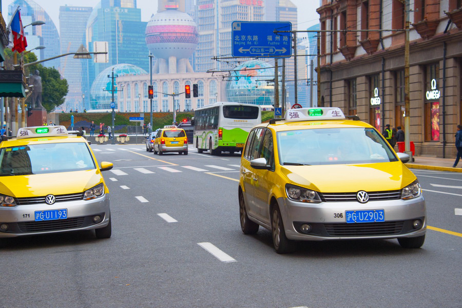 Taxi in Shanghai