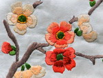 The art of silk fabrics decoration in China