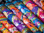 The art of silk fabrics decoration in China