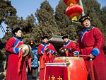 Spring Festival, or Chinese New Year. New Year's celebrations and presentation