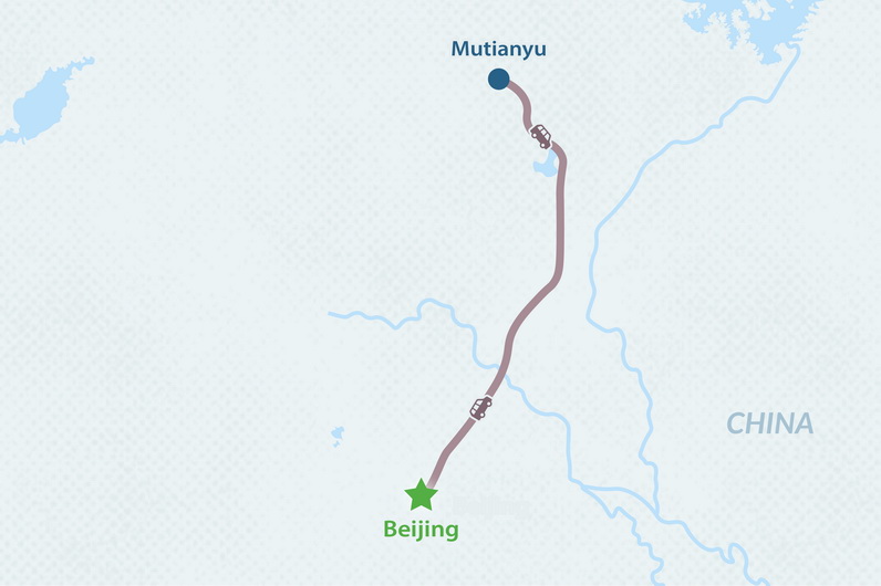 4-Day Best of Beijing Tour Map