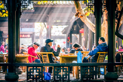 Tea House, People