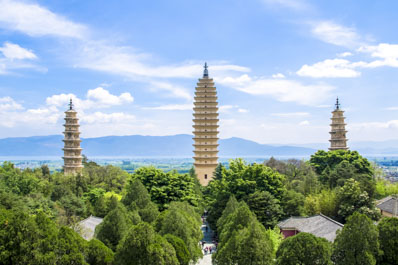 Three Pagodas, Dali