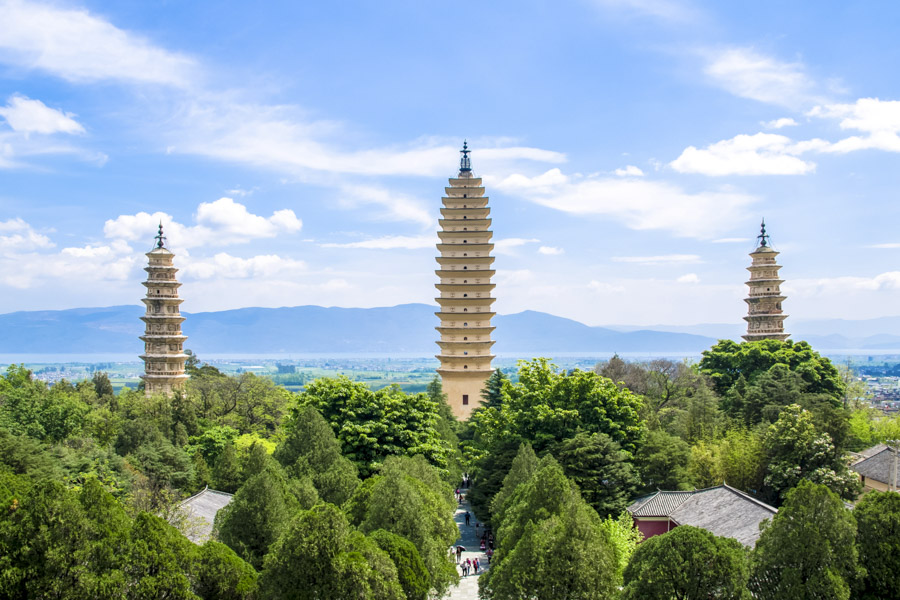 Three Pagodas, Dali
