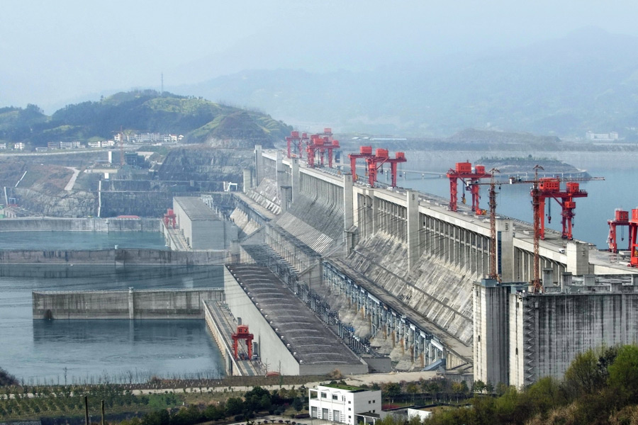 Presa de las Tres Gargantas, río Yangtsé