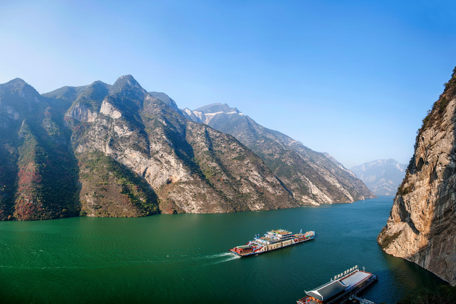 Garganta de Wu, río Yangtsé