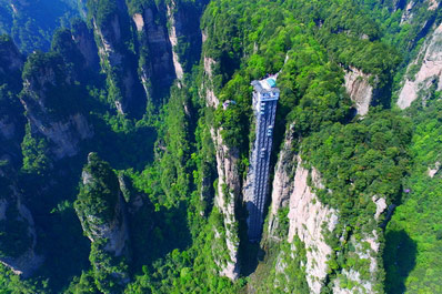 Ascensor Bailong, Zhangjiajie
