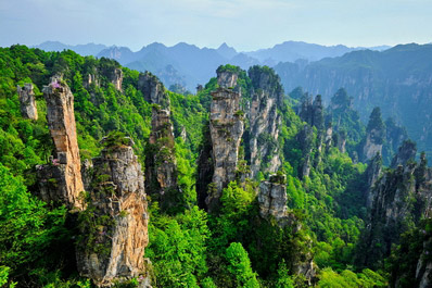 Montañas de Zhangjiajie