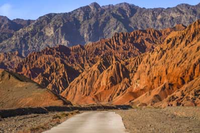 Flaming Mountains near Turpan