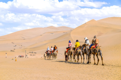 Singing Sand Dunes near Dunhuang