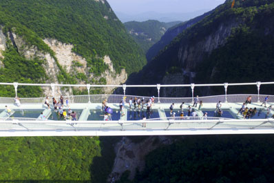 Glass Skywalk Bridge, Tianmen