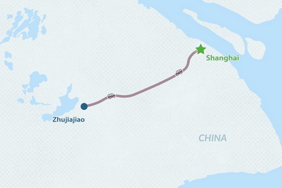 One-day Tour to Zhujiajiao from Shanghai Map
