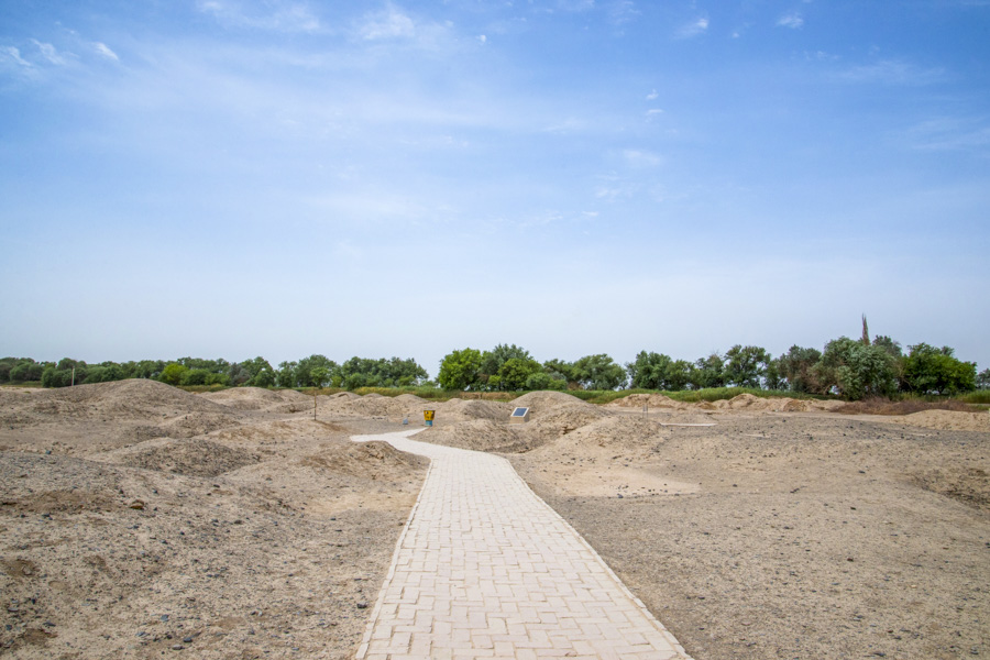 The Astana cemetery in the vicinity of Turfan The Astana cemetery in the vicinity of Turfan