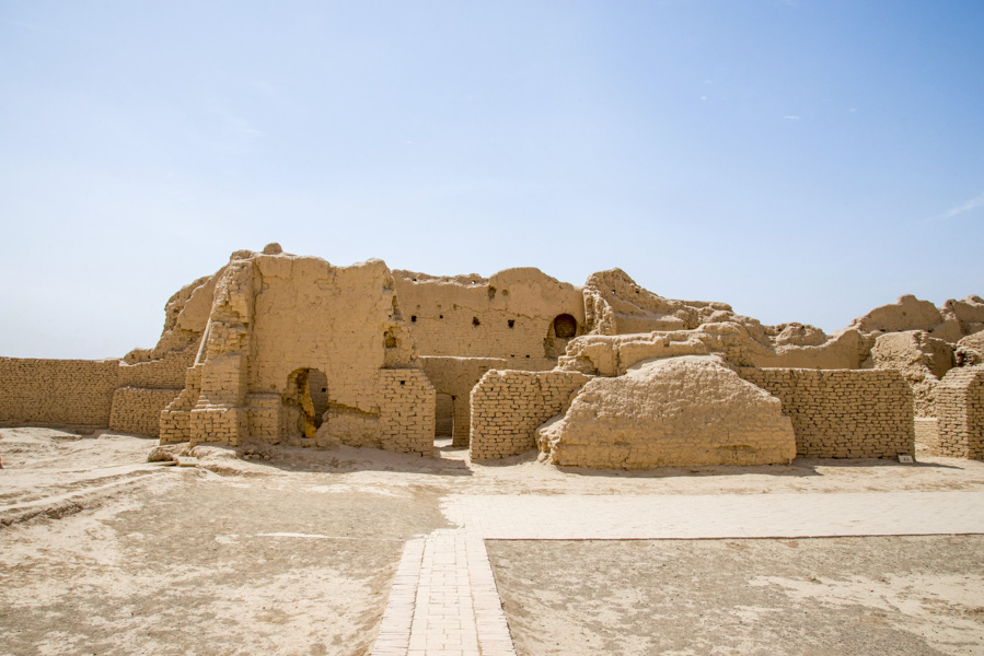 The famous ruins of Gaochang, Turpan