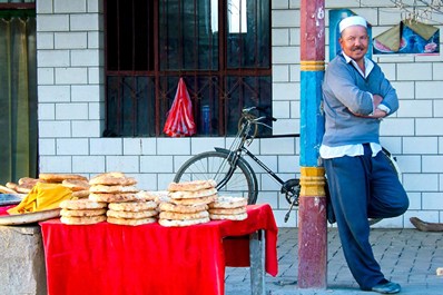 Erdaotsyao Market or the Grand Bazaar in Urumqi