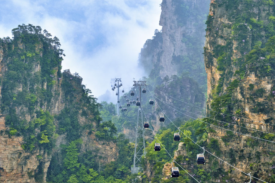 Tianmen Mountain Cable Car Tianmen Mountain Cable Car