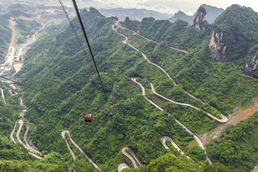 Cable Car, Tianmen Mountain, Zhanjiajie City Cable Car, Tianmen Mountain, Zhanjiajie City