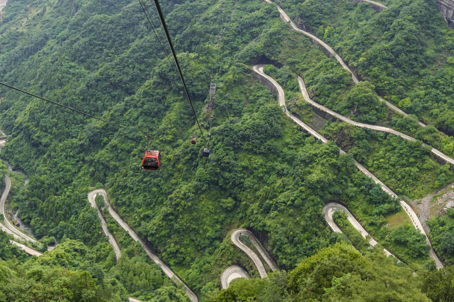Cableway, Tianmen Mountain, Zhanjiajie City