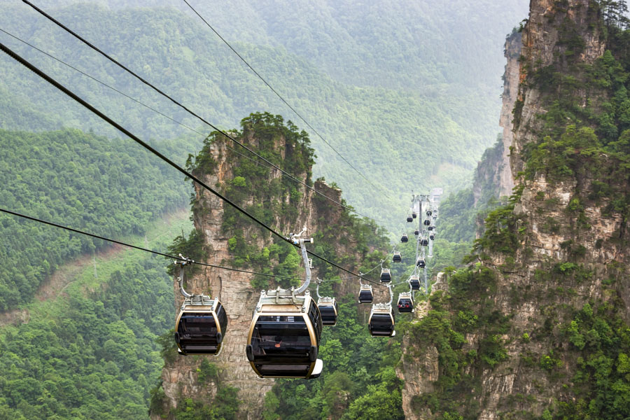 Tianzi Mountain Cableway Tianzi Mountain Cableway