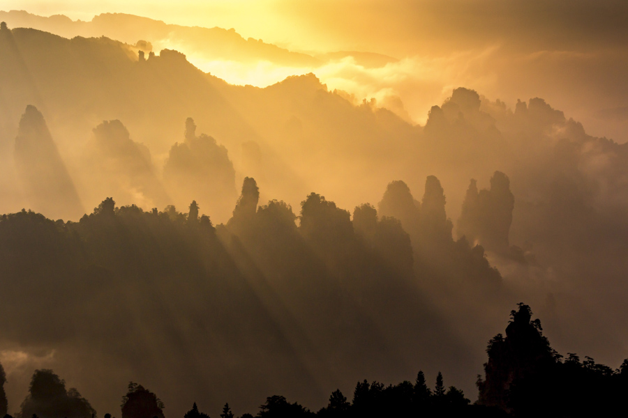 Tianzi Mountain, Zhangjiajie Tianzi Mountain, Zhangjiajie