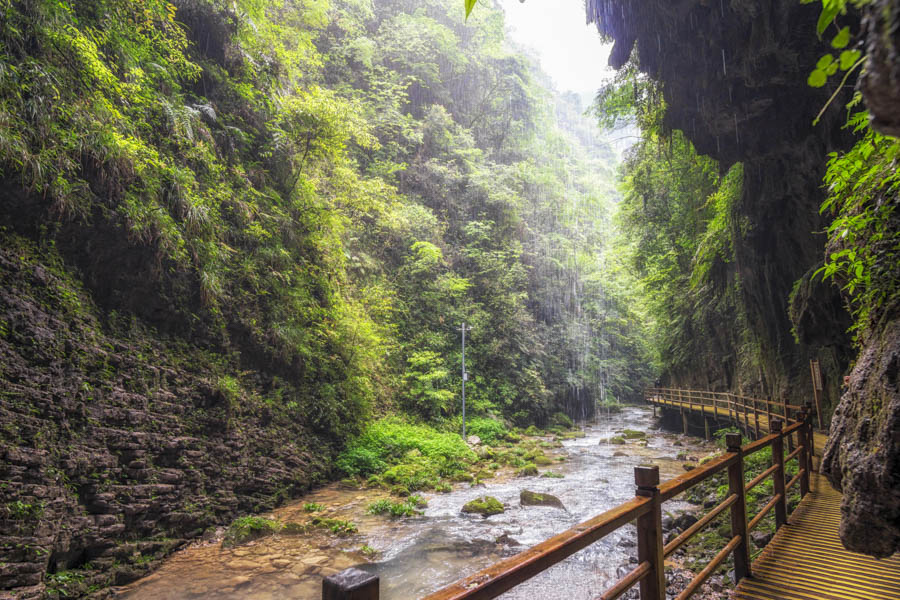 Creek, Zhangjiajie Grand Canyon, China Creek, Zhangjiajie Grand Canyon, China